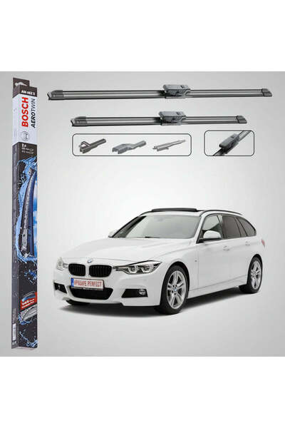 Bosch Комплект чистачки за предно стъкло за BMW Серия 3 Touring (F31) 2011-20...