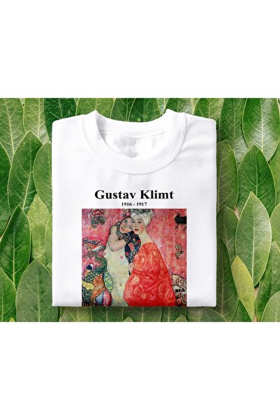 Grafftee Clothing تي شيرت مطبوع عليه غوستاف كليمت للجنسين مقاس كبير
