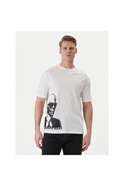 Karl Lagerfeld Ανδρικό T-shirt 755170-562251 Λευκό