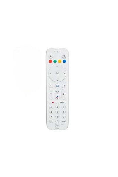 Gennext Wireless White Remote for Android TV – Compatible with Most Models
