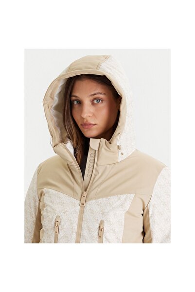 Guess Geacă de schi pentru femei W5BL77W3272 Bej
