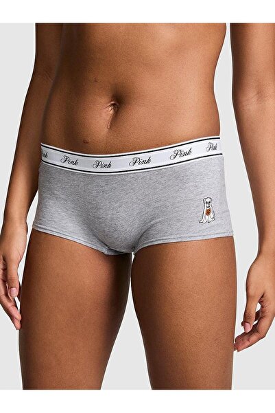 PINK Logolu Pamuklu Boyshort Külot