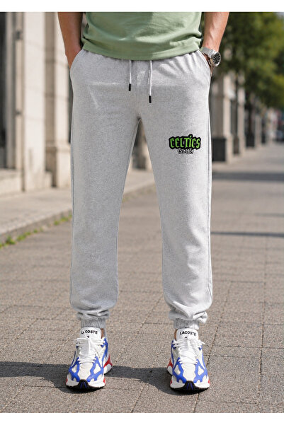 by fiyaka fashion Men's Sweatpants with Elastic Cuffs and Waistband Celtic Print