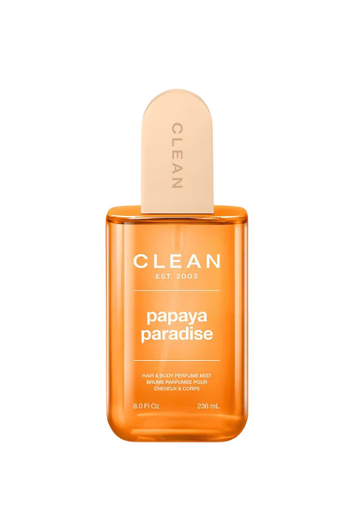 Clean Papaya Paradise, Spray parfumat pentru păr, Pentru femei, 236 ml