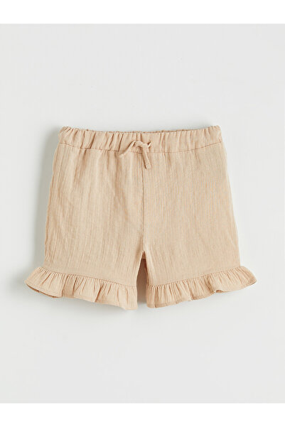 LC Waikiki Vizyon New Season Ruffle Detailed Girls' Shorts
