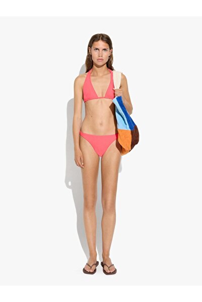 PARFOIS Kadın Düz Halter Bikini Üstü