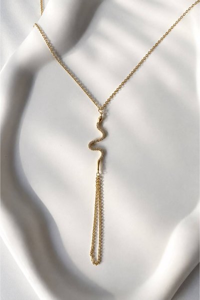 GONESSA Snake Model Anti-Tarnish Stainless Steel Shahmeran Bracelet