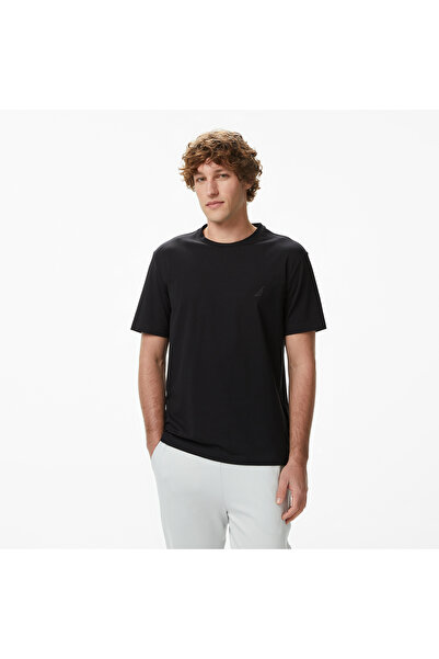 Nautica Erkek Siyah Regular Fit T-Shirt
