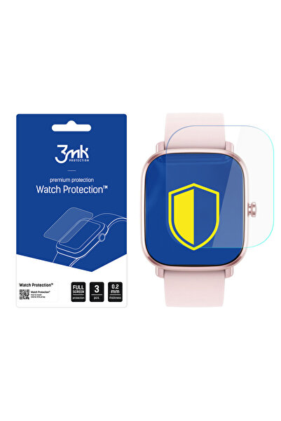 3MK Folie de protecție curbată mată pentru ecran Amazfit GTS 2 Mini