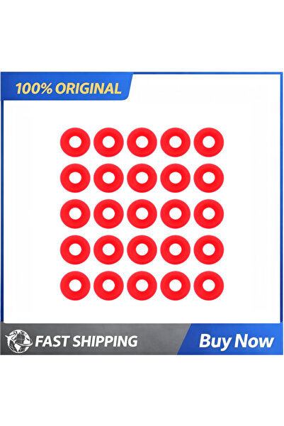 Choice 25PCS Red Silicone Durable Swing Bottle Gasket Food Grade Silicone Sea...