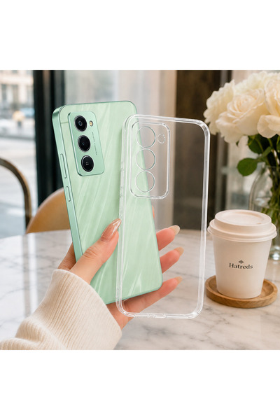 Hatreds Redmi 15 Uyumlu Şeffaf Silikon Telefon Kılıfı Kamera Korumalı Darbe E...