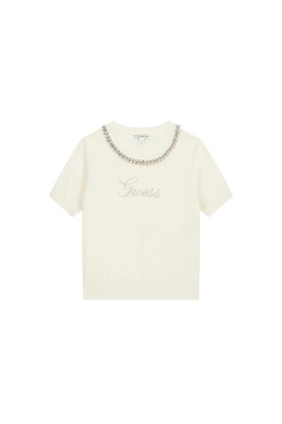 Guess Pulover de fată J6RR14Z2NQ2 Crem