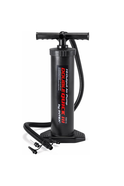 Intex Pompă manuală Double Quick III 68615, 48 cm, pentru umflare și dezumfla...