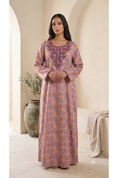 Maison Emarat Heritage Printed Jalaabiya with all abstract floral prints