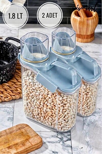 Vivart Pulses and Detergents Storage Container with Sealed Leak-Proof Lid - P...