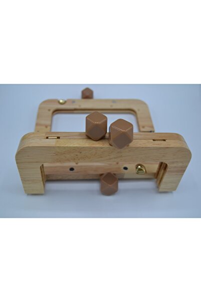 Gül Wooden Colorful Bag Bursu Kapicino
