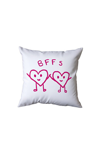 Beramussa Bffs Hearts Pillow, Cute Gift