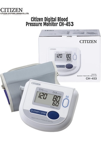 Citizen Citzen Ch-453 Digital Blood Pressure Monitor – Heart Rate Alert, Moti...