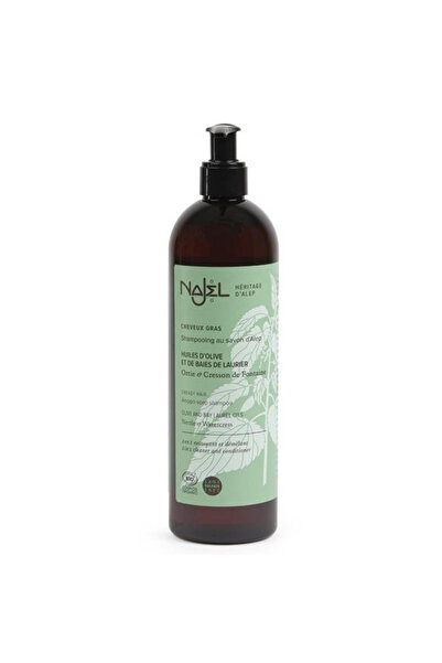 NAJEL Sampon si Balsam 2 in 1 cu Sapun de Alep pentru Par Gras Najel, 500 ml