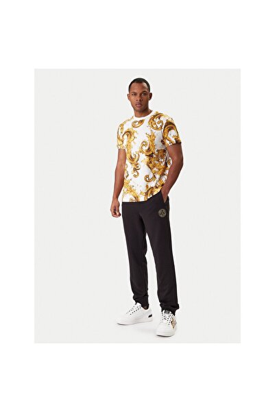 VERSACE JEANS COUTURE Ανδρικό Παντελόνι Φόρμας 80GAAT03 CF01T Μαύρο