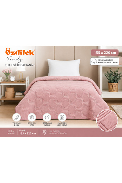 Moda miranda Trendy Tek Kişilik Bataniye %100 polyester