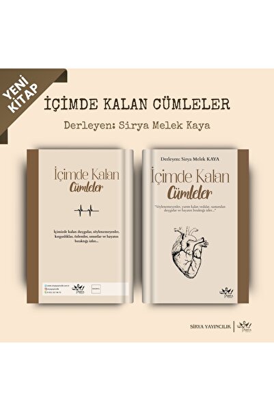 sirya yayıncılık İÇİMDE KALAN CÜMLELER