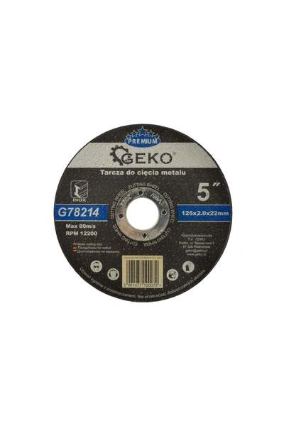 GEKO Disc de tăiere metal 125 mm, G 78214