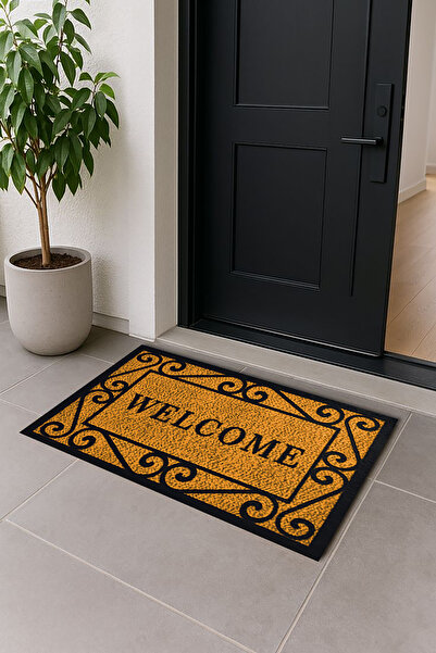 PASPAS HOME Welcome Klasik - Kapı Önü Paspası Dijital Baskı