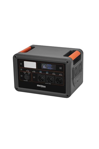 Kraft&dele Stație de alimentare portabilă, 1152 Wh, 1200 W, 3 prize, AC 230 V...