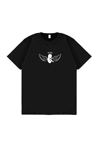 bellanova Unisex πολύχρωμο μπλουζάκι με στάμπα Oversize Streetwear Άνετη εφαρ...