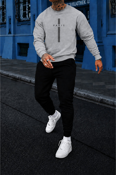 SILATU SIFORAKA SWEAT YENİ PARİS DİK BASKED BLACK BOTTOM