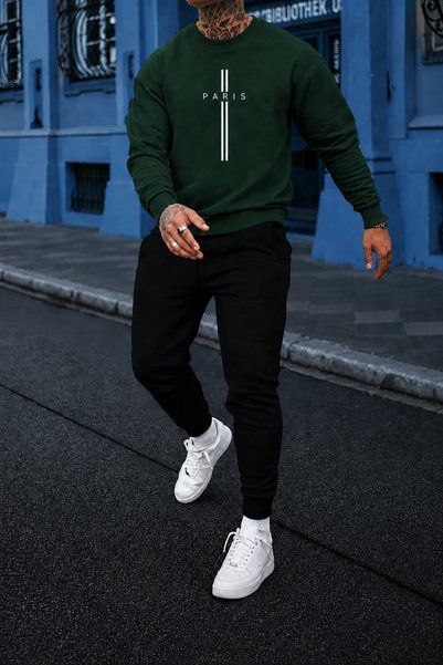 SILATU SIFORAKA SWEAT YENİ PARİS DİK BASKED BLACK BOTTOM