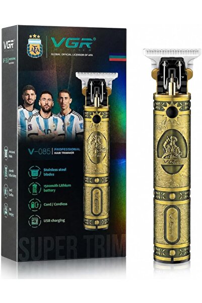 VGR V-085 Rechargeable Hair Clippers with Zero Gapped Baldheaded T-Blade Trim...