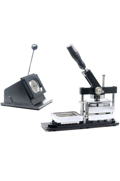 GÜMRÜK BEY 90×65 mm Köşe Kesme Makinesi – Buzdolabı Magnet, Kart, Fotoğraf Ke...