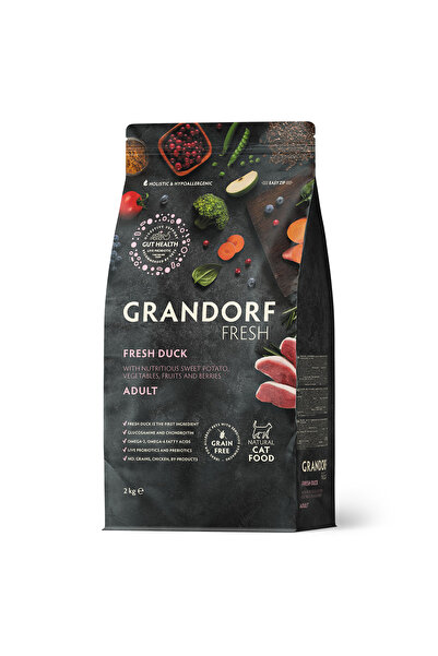 Grandorf Qurandorf Dry Food for Cats with a Taste of Fresh Duck for Adult Cat...