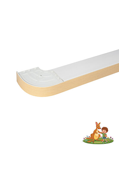 KLEIDECO Sina perdea PVC Kleideco, model DORTMUND, 3 canale, cu masca decorat...