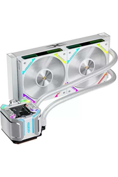 1stPlayer Cooler lichid procesor 240 AIO LCD ARGB X-Starship X-240 Alb