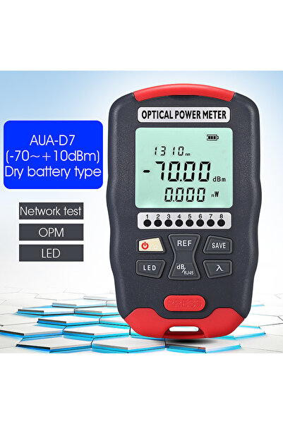 Choice7 مقياس طاقة بصري AUA-D7 AUA-D7/D5/DC7/DC5 يعمل بالبطارية الجافة -70~+1...