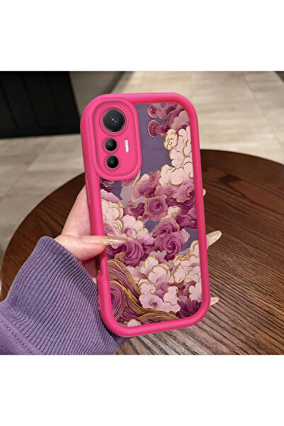 CASEVIBE Xiaomi Mi 12 Lite Uyumlu Rüya Gibi Bulut Desenli Kadınlara Özel Tele...