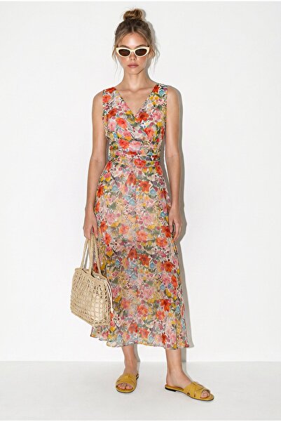 Hiccup LUCCI Rochie Midi În A Cu Imprimeu Floral