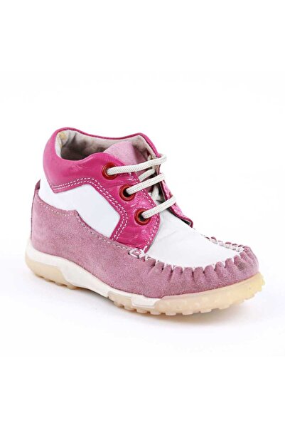 tino Ghete usoare pentru copii , din piele naturala 2908-ROZ/ALB/3
