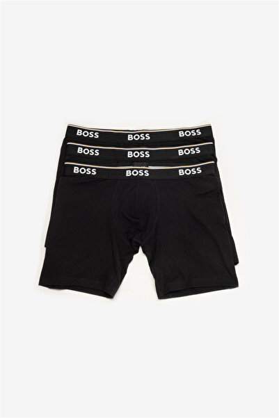 BOSS Erkek 3lü Boxer Siyah
