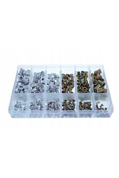richmann Set de 300 de piulițe din oțel și aluminiu, M3-M10