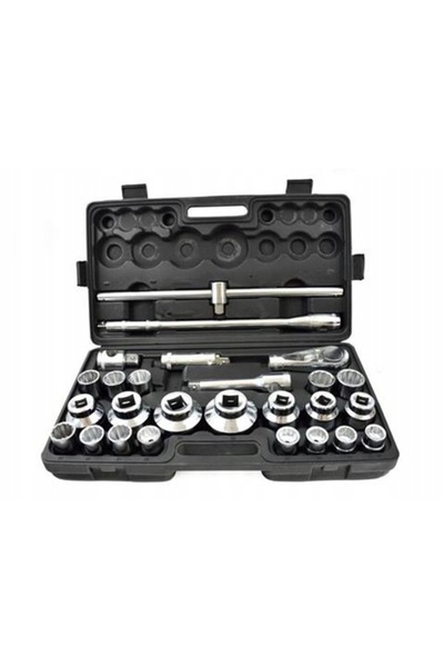 Gekoahşap Set de chei tubulare 3/4 21-65mm, 26 piese