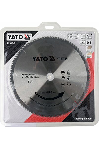 yato Lamă de ferăstrău circular pentru tăiere lemn 315X96TX30MM YT-60795