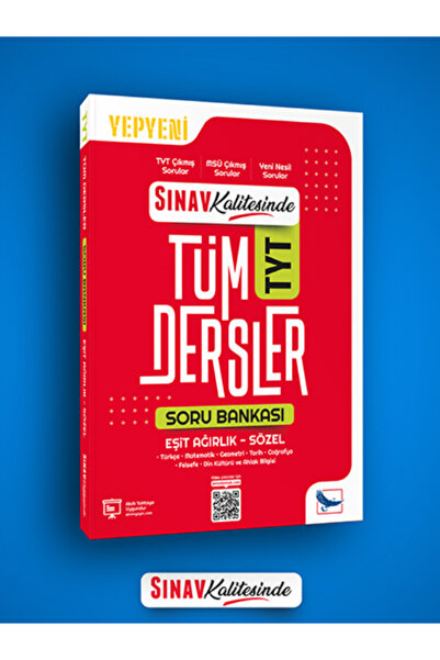 Sınav Yayınları YEPYENİ TYT TÜM DERSLER SORU BANKASI EŞT AĞIRLIK-SÖZEL