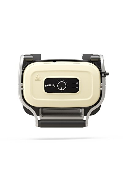 GRILL'O GR621 Healthy Grill Izgara ve Tost Makinesi 1300 W - Bej
