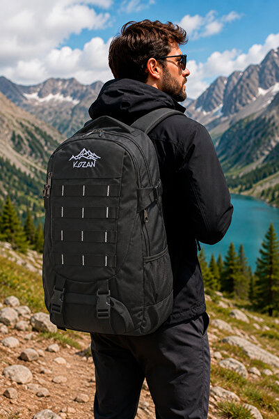 Dada Siyah Renk Dağcı Sırt Outdoor Kamp Trekking Seyahat ve Günlük Sırt Çanta...
