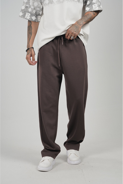 Butik Trend Biz Elastic Waist Pocket Baggy Fit Men's Sweatpants