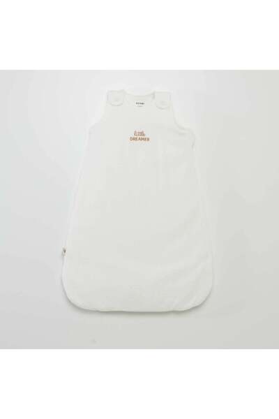 KIABI Warm patterned baby sleeping bag TOG 2.5 WHITE